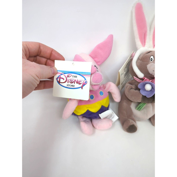 Disney Store Winnie The Pooh Piglet Gopher Bean Bag Easter Plush With Tags 7-8” - Picture 3 of 6